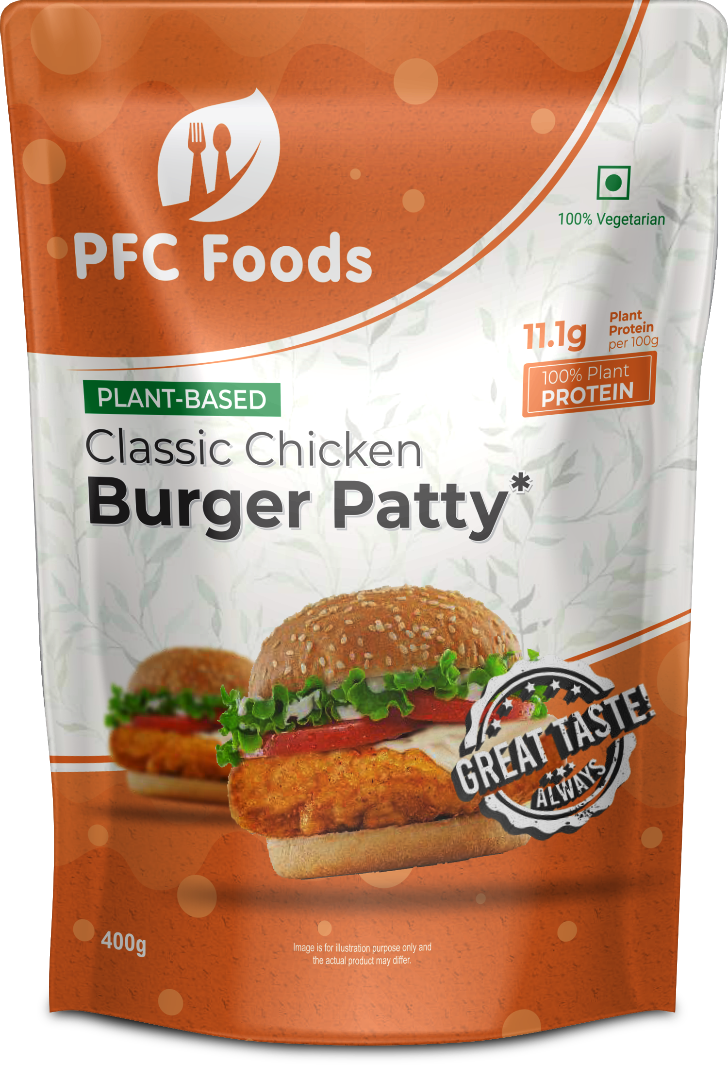 Plant Based Classic Chicken Burger Patty