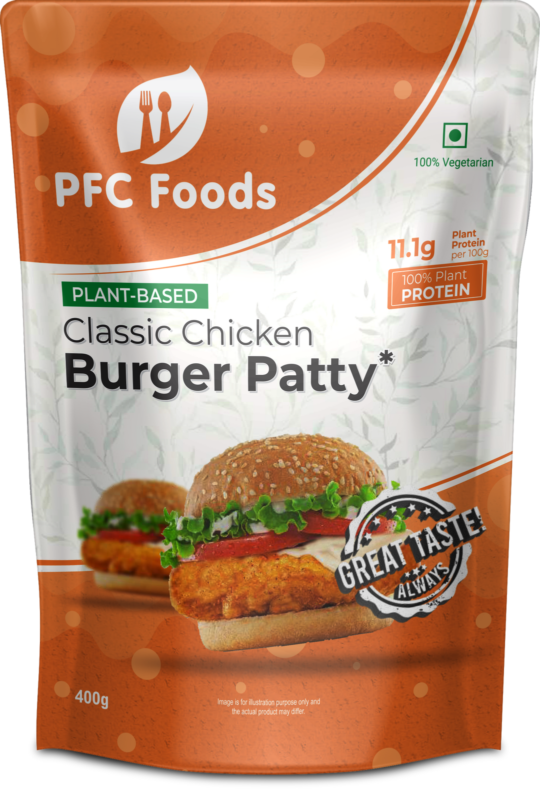 Plant Based Classic Chicken Burger Patty