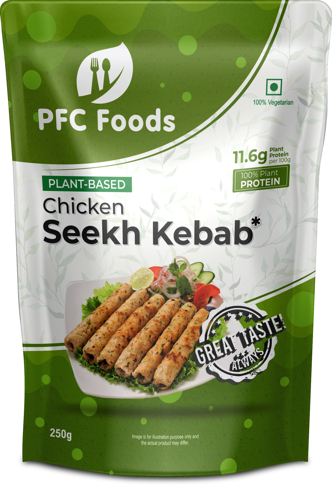 Plant Based Chicken Seekh Kebab