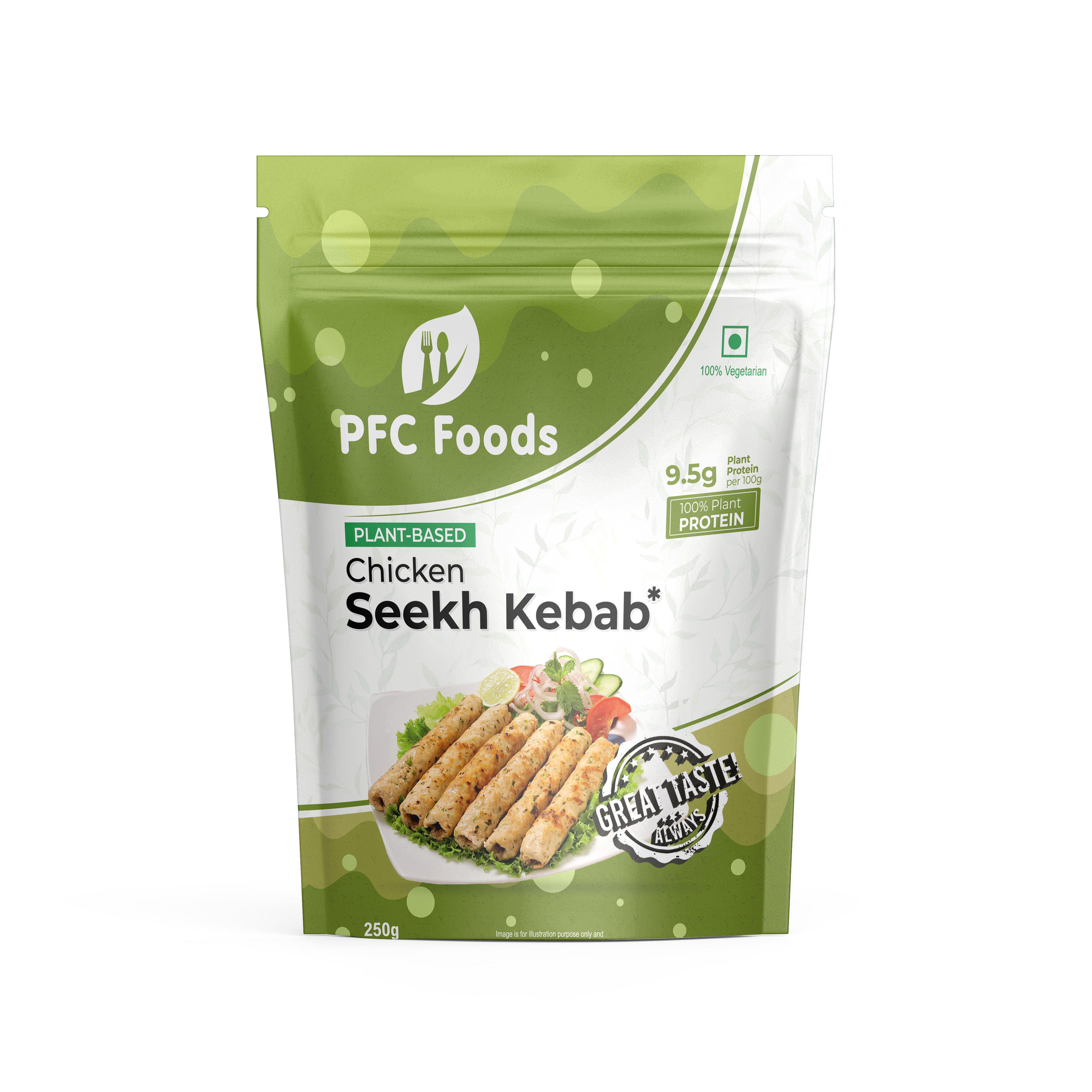 Plant Based Chicken Seekh Kebab