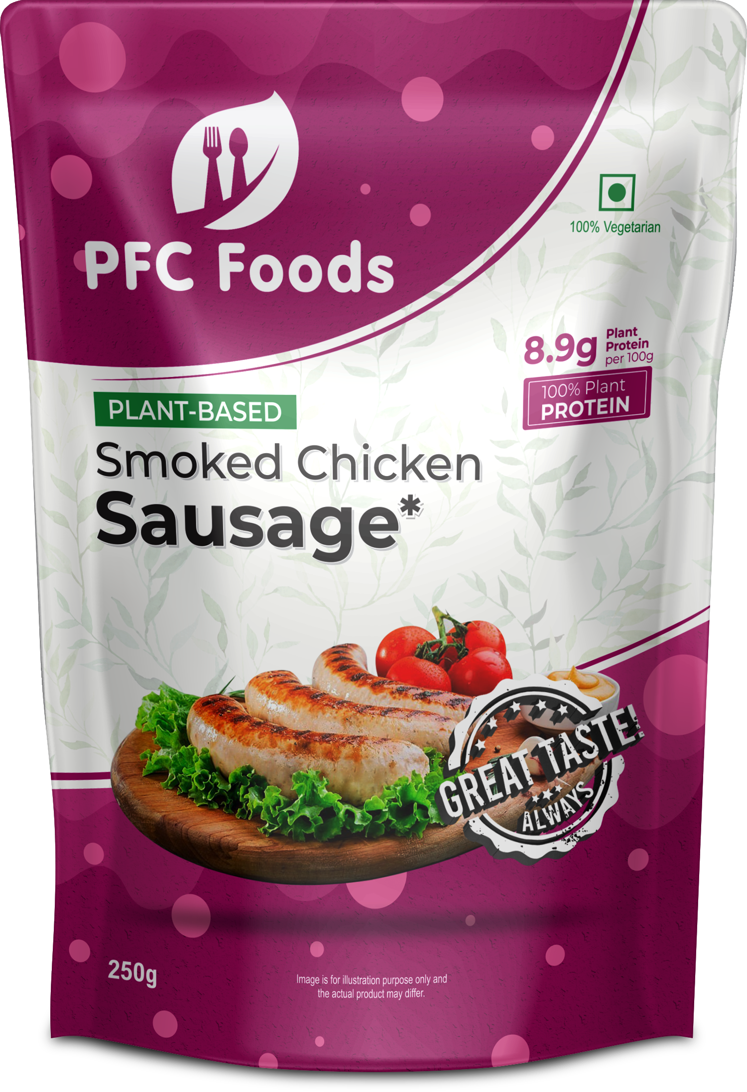 Plant Based Smoked Chicken Sausage