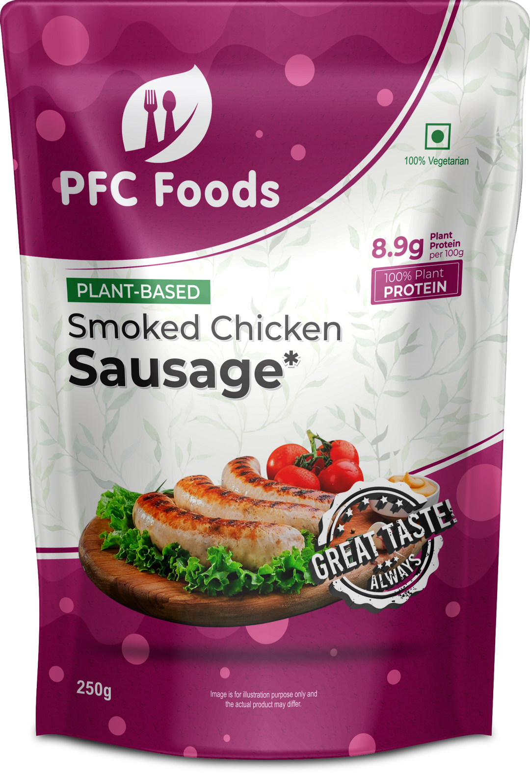 Plant Based Smoked Chicken Sausage